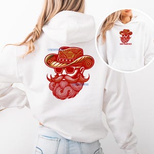 Retro San Francisco Hoodie, San Francisco Fußball Hoodie, San Fran Hoodie, SF Hoodie, San Francisco Kleidung, San Francisco Fan Geschenke