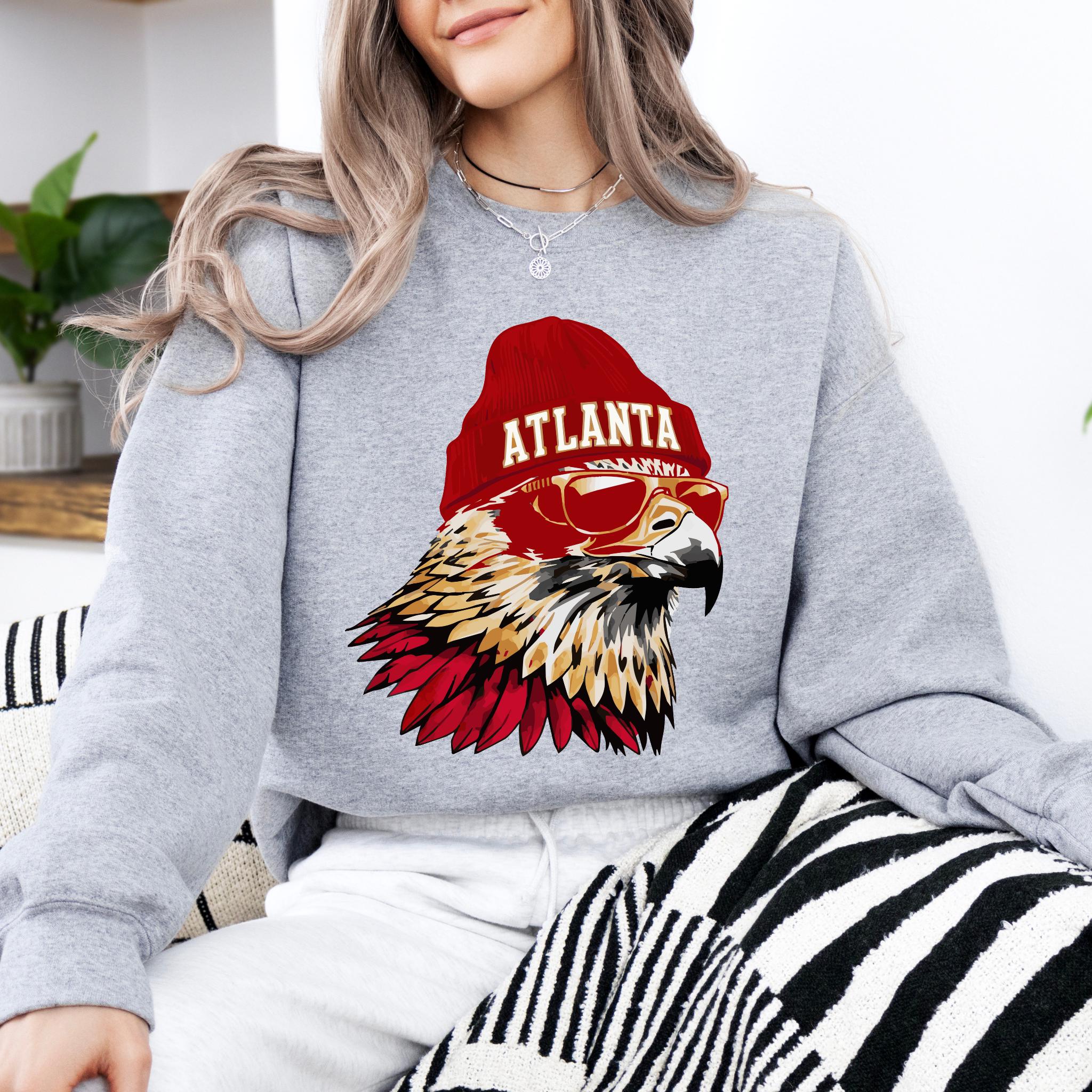 Atlanta Football Sweatshirt, Vintage Atlanta Sweatshirt, Atlanta Sweatshirt, Atlanta Game Day Sweatshirt, Atlanta Crewneck, Atlanta Fan Gift