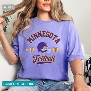 Vikes Comfort Colors Shirt, Minnesota Football Shirt, Vintage Minnesota Shirt, Minnesota Shirt, Minnesota Shirt, SKOL Shirt, Vikes Shirt,