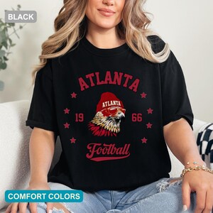 Atlanta Football Comfort Colors Tee: Vintage Game Day Shirt