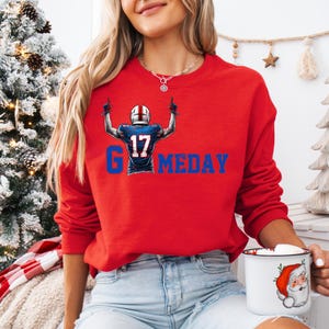 Sweatshirt Buffalo Gameday, Sweatshirt Buffalo vintage, Sweatshirt Buffalo, Game Day Buffalo, Chemise Buffalo Game Day, Cadeaux de football Buffalo