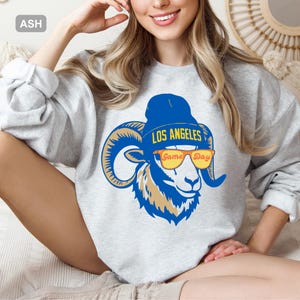 Vintage Los Angeles Football Sweatshirt, Retro Game Day Crewneck, Los Angeles Sweatshirt, LA Gift For Her or Him, Los Angeles Gift Shirt