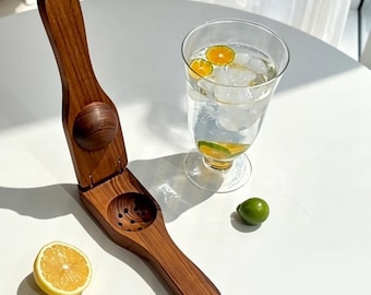 Teak Lemon Squeezer: Ein manueller Juicer, Perfekt für die Herstellung von Limonade