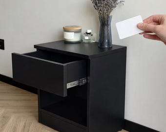 Smart-Nachttisch mit versteckter RFID-sicherer Schublade, komplett montierter Nachttisch