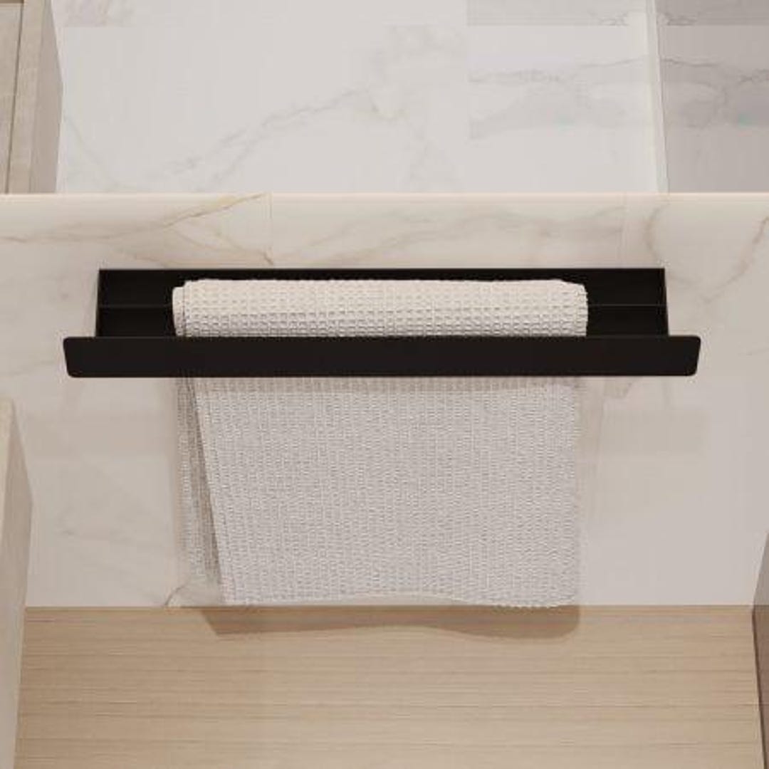 White Shower Shelf, Bathroom Towel Rack, Black Towel Shelf, Stainless ...