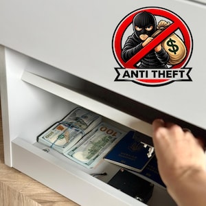 Mesa de cabeceira 2 em 1 totalmente montada, de alta qualidade, feita à mão, com gaveta discreta e segura, ideal para presente de aniversário para o marido.