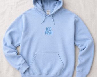 Embroidered ICE MAN Hoodie