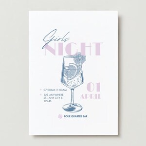 Girls Night Invitation