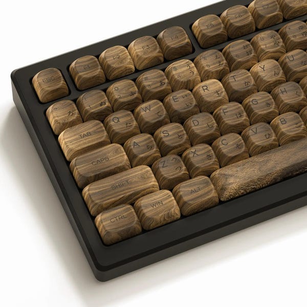 Wooden Keycaps - Etsy