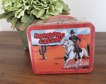 Vintage Hopalong Cassidy Metal Lunchbox and Thermos - Etsy