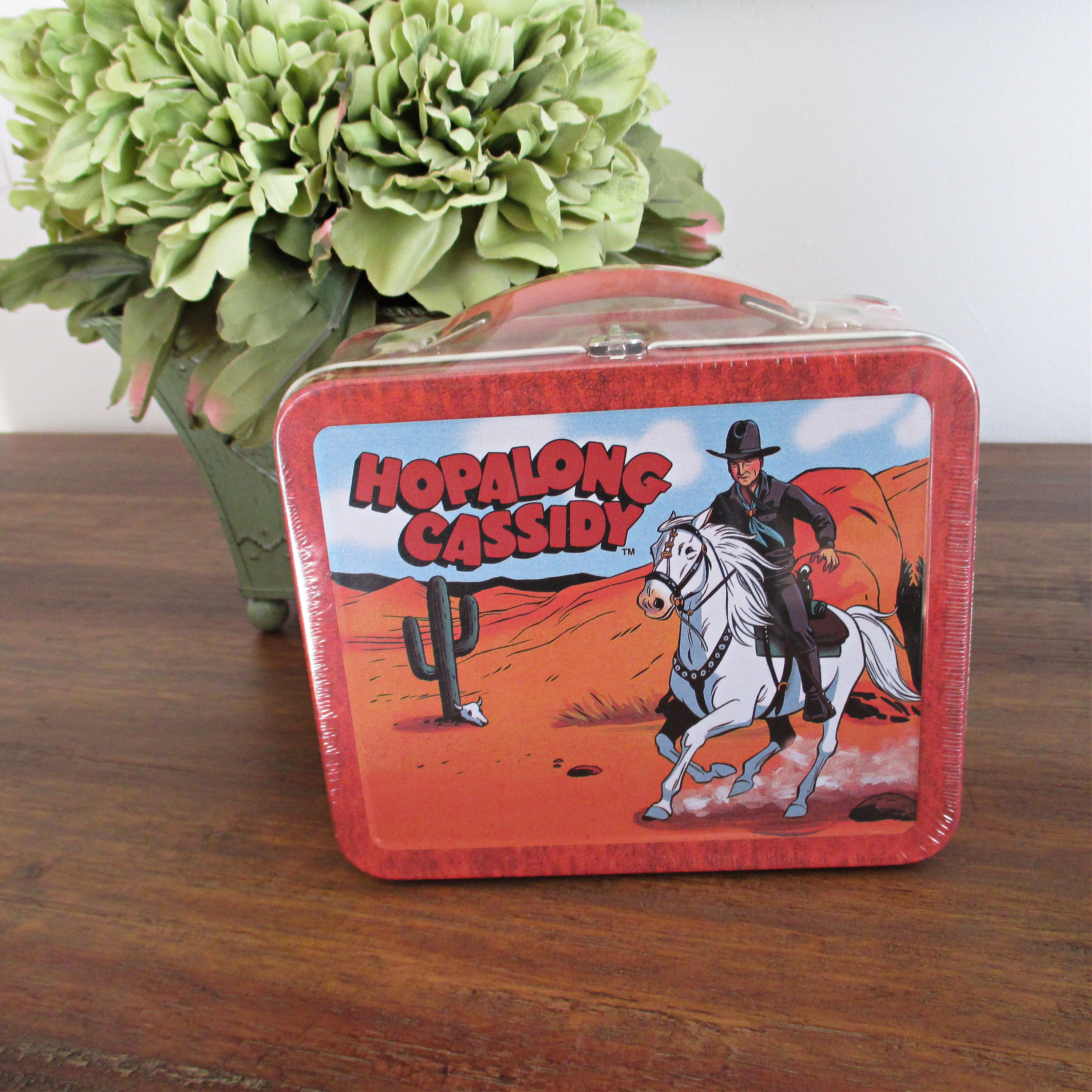 1950 Hopalong Cassidy Metal Lunch Box - Ruby Lane