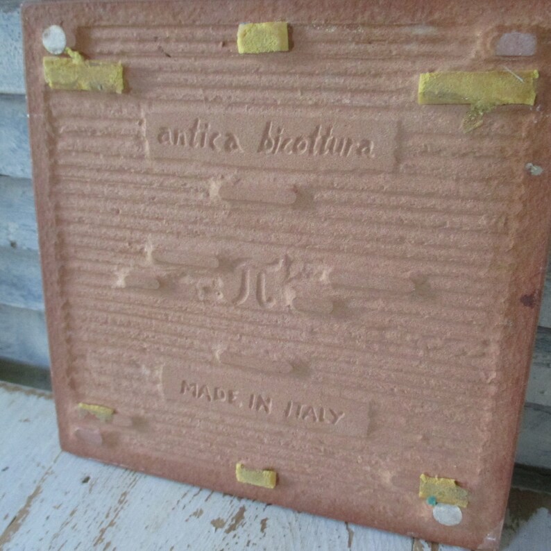Beautiful Clay Italian Trivet - 6