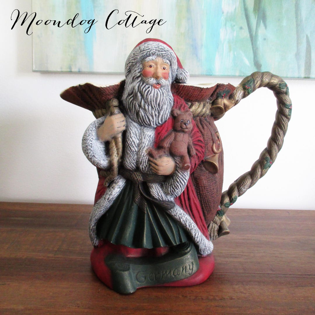 Fabulous Large Santa Pitcher - Unique Christmas Decor - Etsy