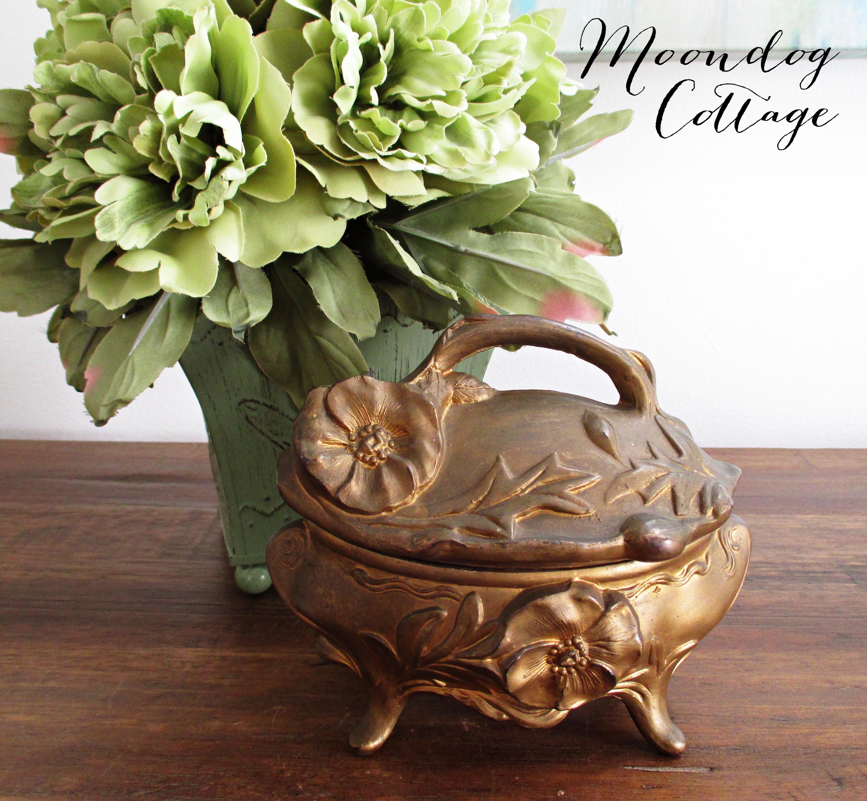 Antique Jewelry Box 1920s - Etsy
