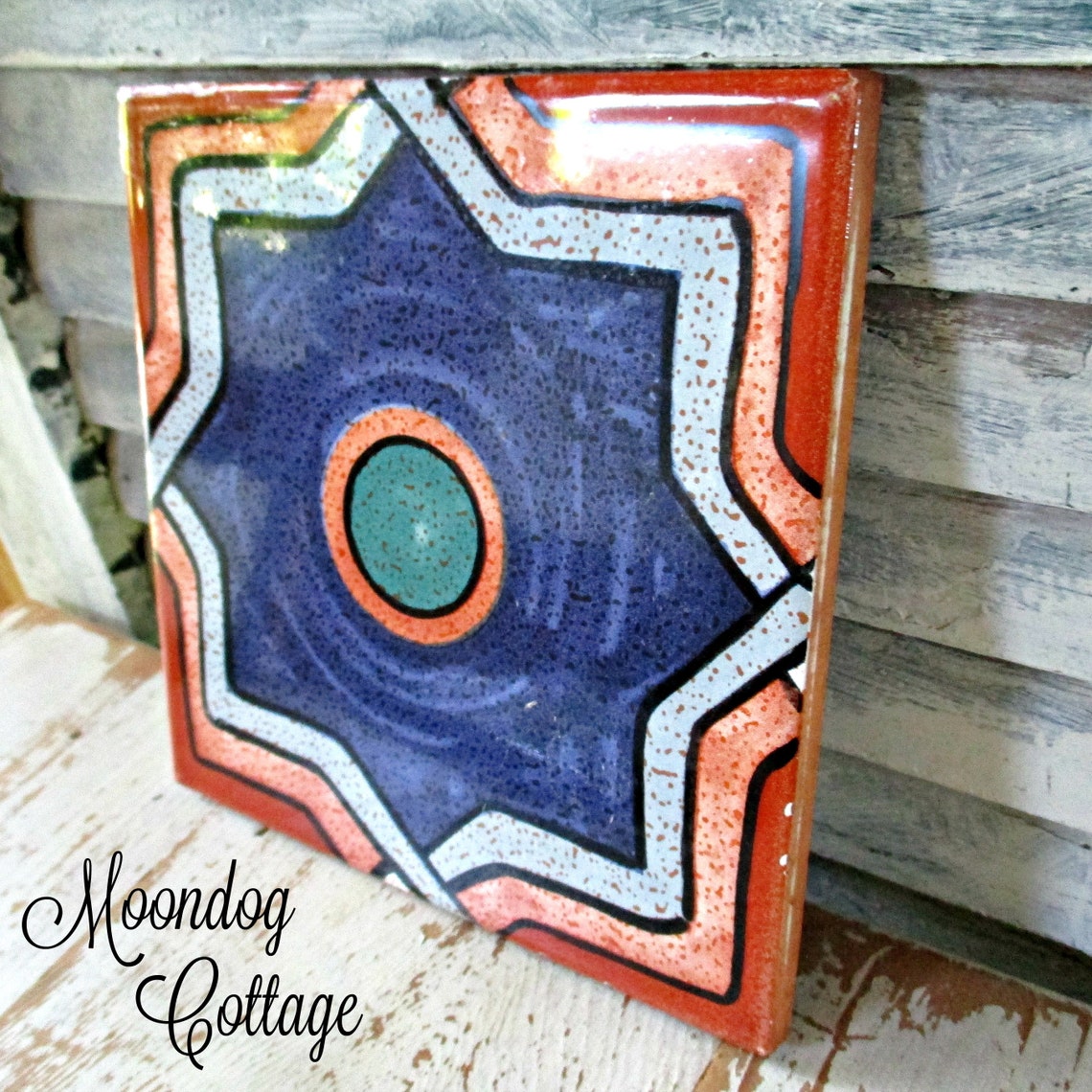 Beautiful Clay Italian Trivet - 6