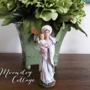 Lovely Vintage Mary & Baby Jesus Figurine by MALCO - 5&quot; Tall