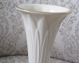 Lenox Bud Base 24K Gold Trim Tivoli 9inch Vintage - Etsy