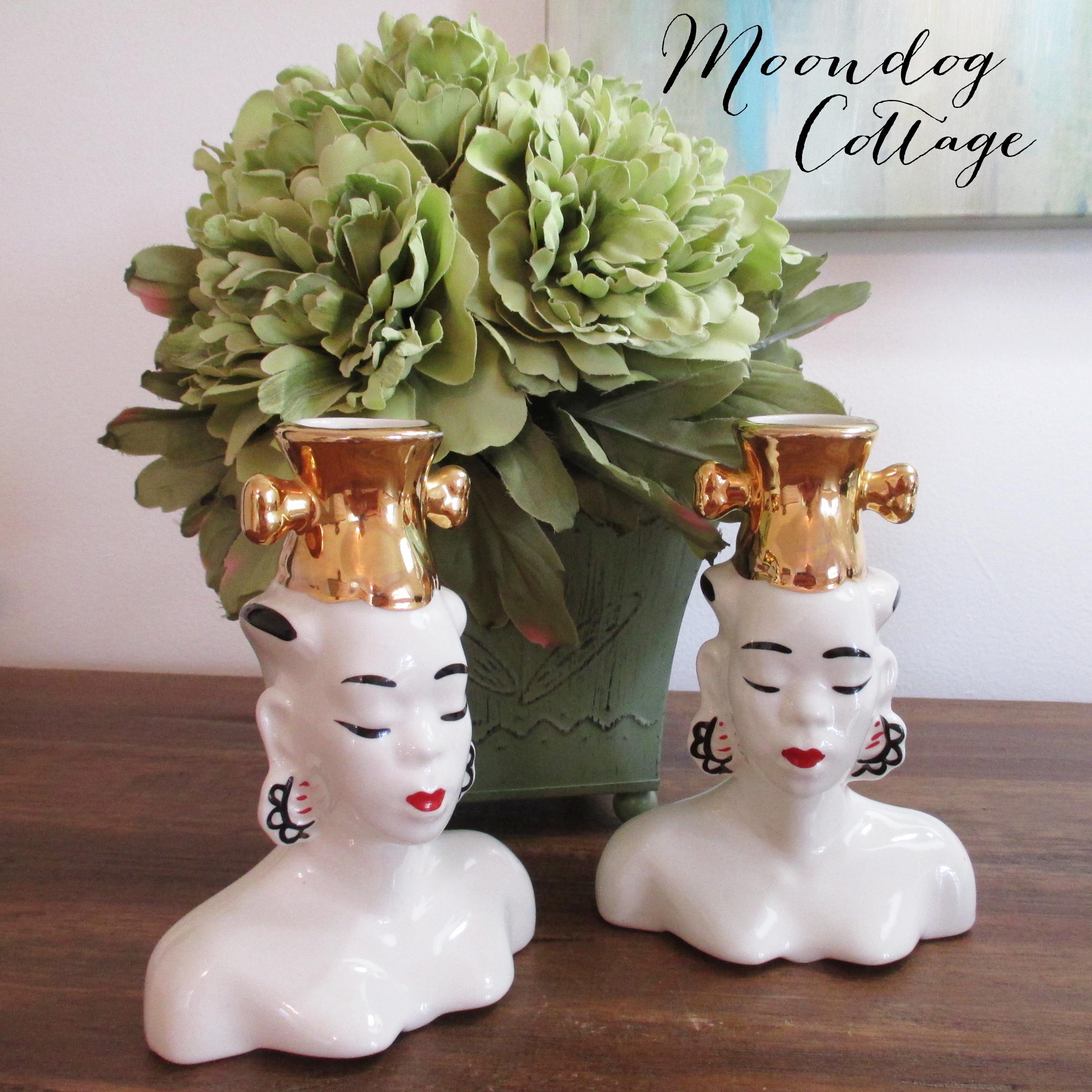 African Head Vase - Etsy