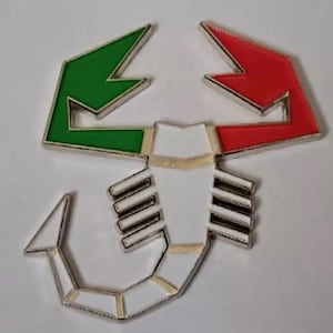 Fiat Abarth Emblem metal italy new Punto Coupe Express Ship