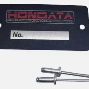 Emblem JDM Style Aluminum METAL Badge Custom Number Express Ship