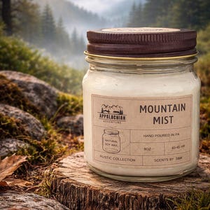 Mountain Mist Candle | Pine & Eucalyptus Soy Wax