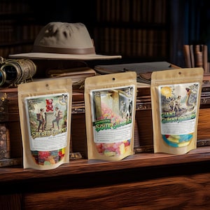 Gummy Explorer Pack: Sour Gummies & Giant Anaconda - Adventure Gift (3 Pack!)