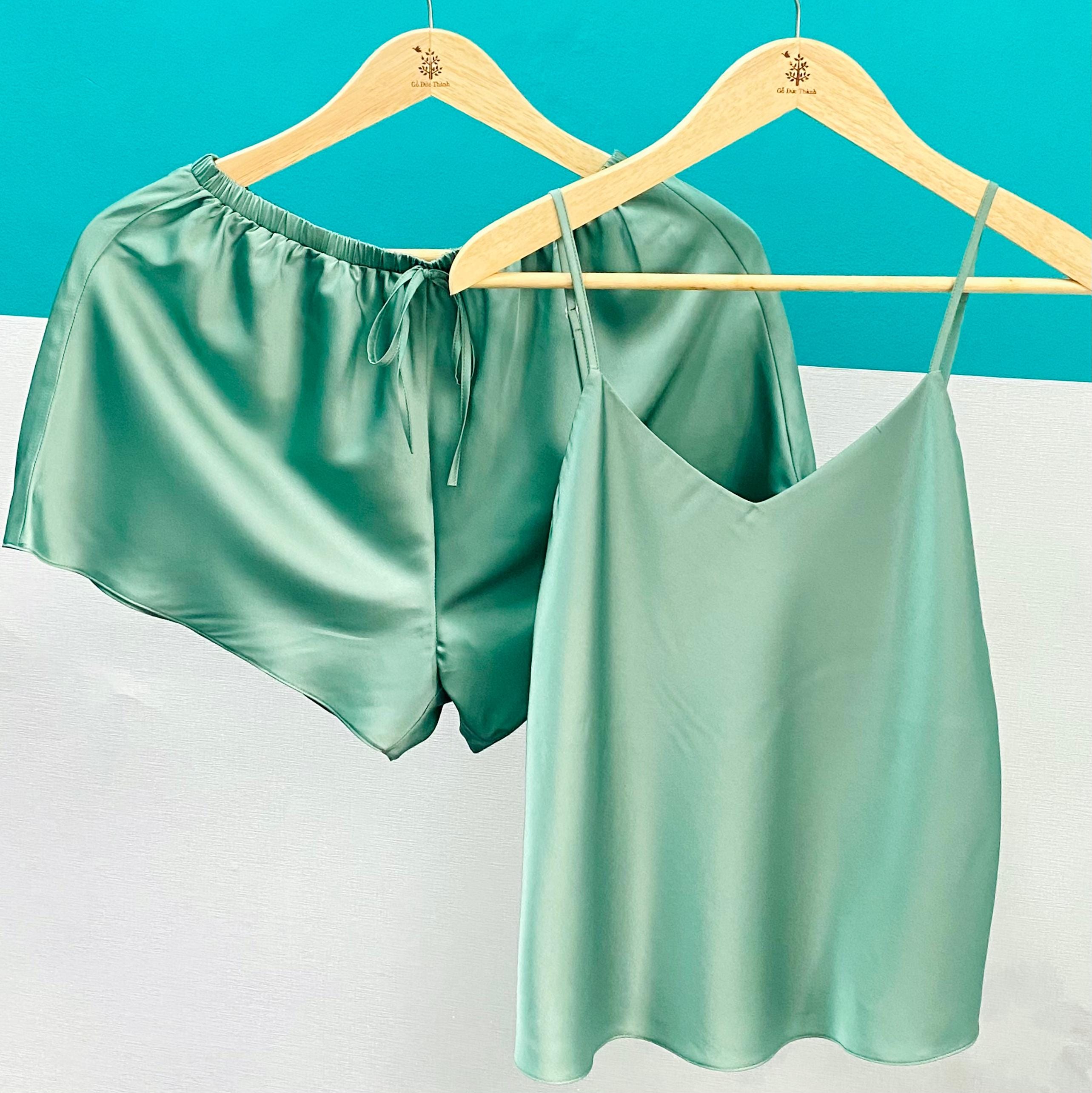 Satin Cami: Double-layered Camisole Pajamas for Women, Custom Colors ...