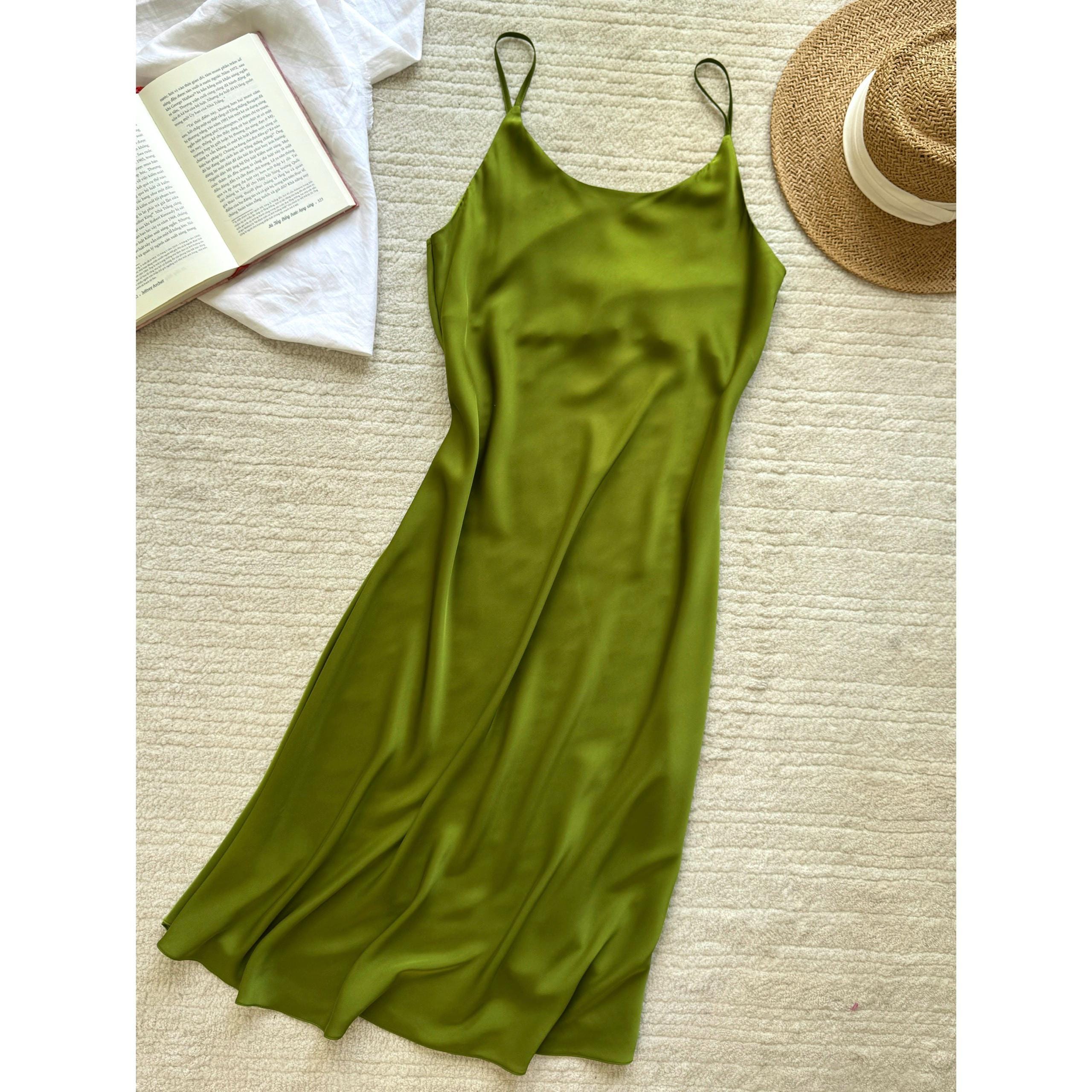 green emerald velvet dress Claire Midi Dress, in Deep Emerald Luxe Satin | Show Me Your Mumu