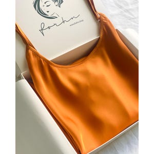 Apricot Short Silk Dress, Silk Short Slip|Silk Nightgown Adjustable Straps|Timeless and Comfortable Silk Nightdress For Bridal & Bridesmaid