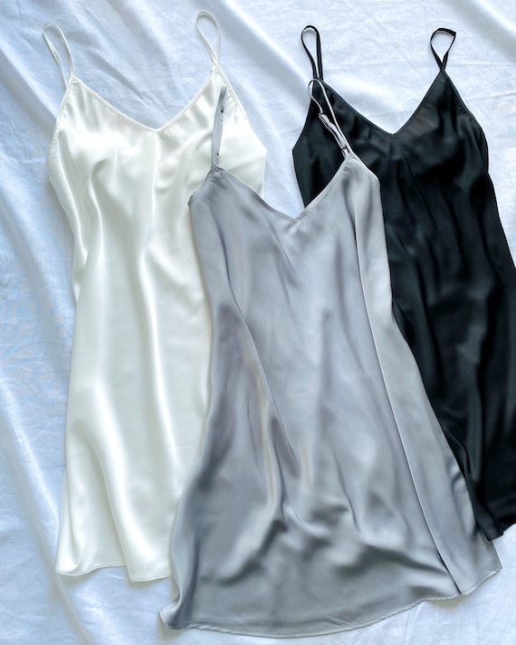 Silky Slip Dress: Elegant Sleepwear, Underslip Petticoat | Women’s Nightgown & Summer Satin Dress