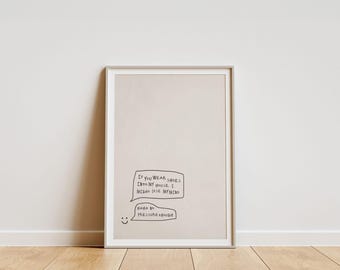 No Shoes Please Entrance Sign | Original, hand drawn illustration print, minimal No Shoes Entryway gallery art poster, Shoes Off Printable