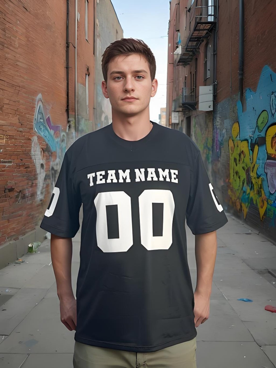 Custom Football Jersey Personalized Stitched/Printed Name Team