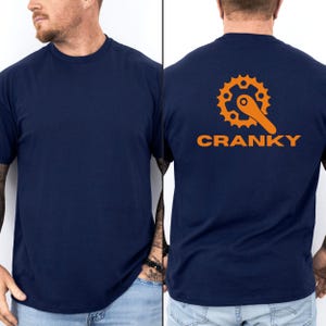 Cranky Mountain Bike Cycling Tee, Unisex Size T-shirt, Gift for Men Women, MTB, Cyclist, Gift for Cyclists Mountain Biker, Humor Bike Shirt
