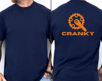 Cranky Mountain Bike Cycling Tee, Unisex Size T-shirt, Gift for Men Women, MTB, Cyclist, Gift for Cyclists Mountain Biker, Humor Bike Shirt