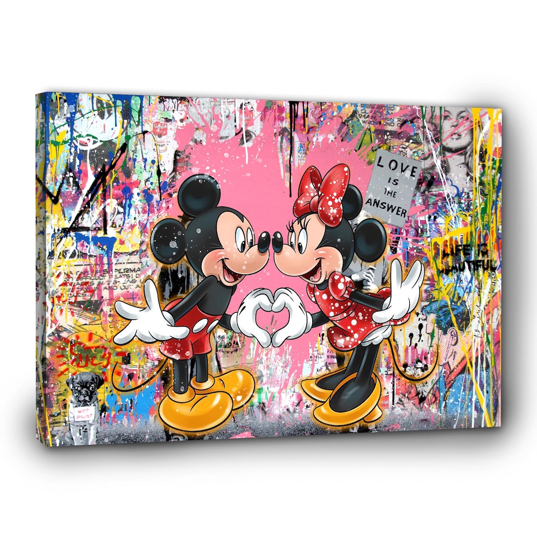 ディズニー絵画　70 Years Of Love ミッキーマウス ミニー il_1080xN.6628641792_opxz.jpg