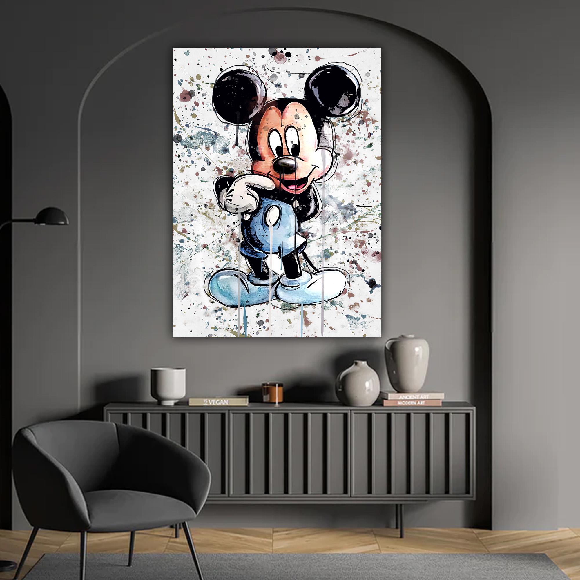 Mickey Mouse Canvas Wall Art | Mickey Mouse Graffiti Street Art ...