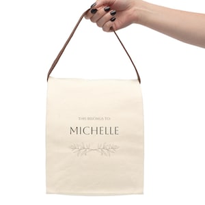 Custom Lunch Bag, Small Lunch Bag, Name Lunch Bag, Lunch Tote, Custom Name Lunchbox, Unique Gift, Back to School Essentials
