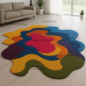 9x12 Rug | Irregular Shape Rug | Hand Crafted | 5x7 Carpet | 8x10 Living Room Rug | 10x14 Area Rug | 12x15 Large Rug | 5x8 6x9 Wool Rug