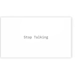 Stop Talking Cards, grappig cadeau, grappige cadeaus, woorden van wijsheid, mooie parkeerplaats, You make the World a better place, IOU, My Bad, You've got this