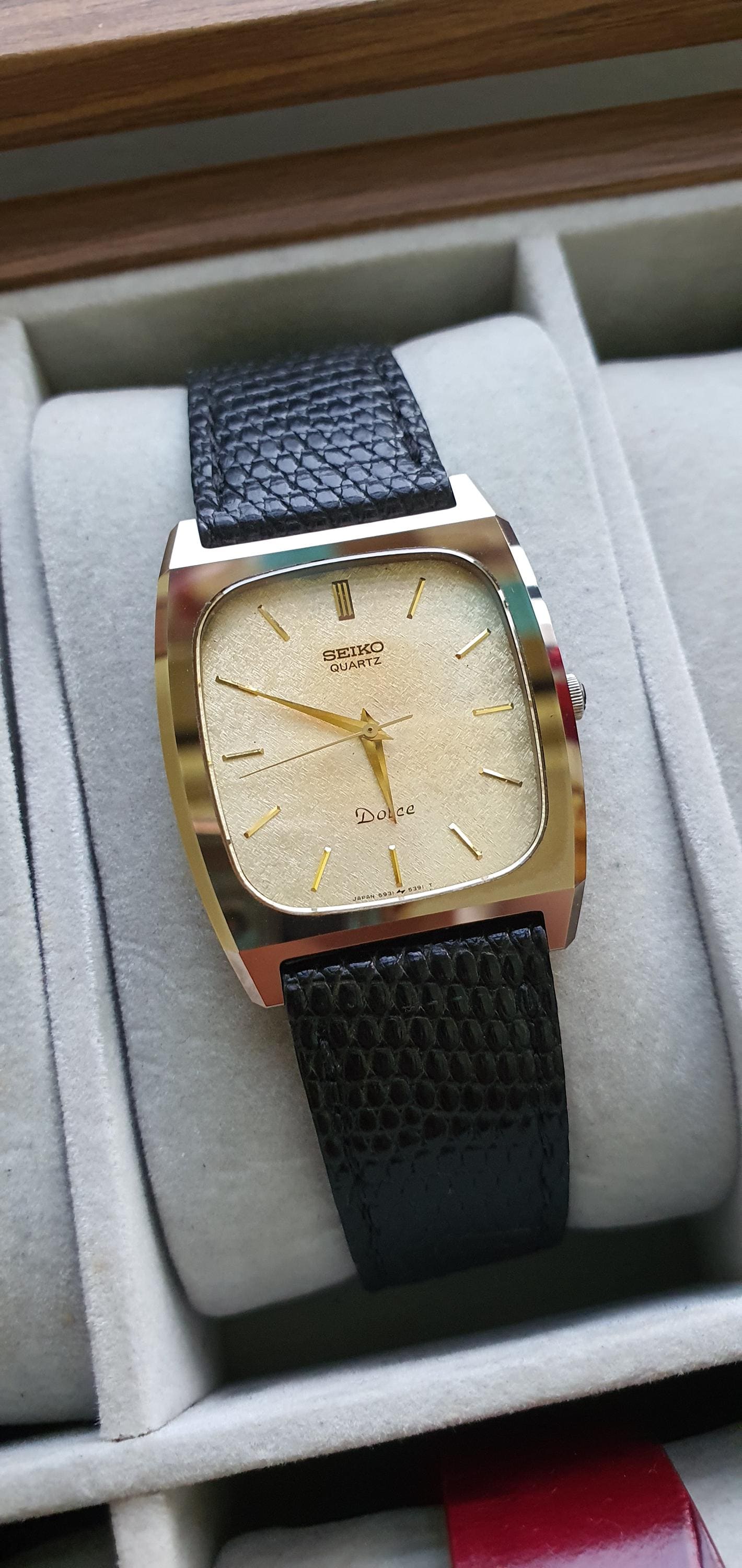 Seiko dolce tungsten carbide - Etsy 日本