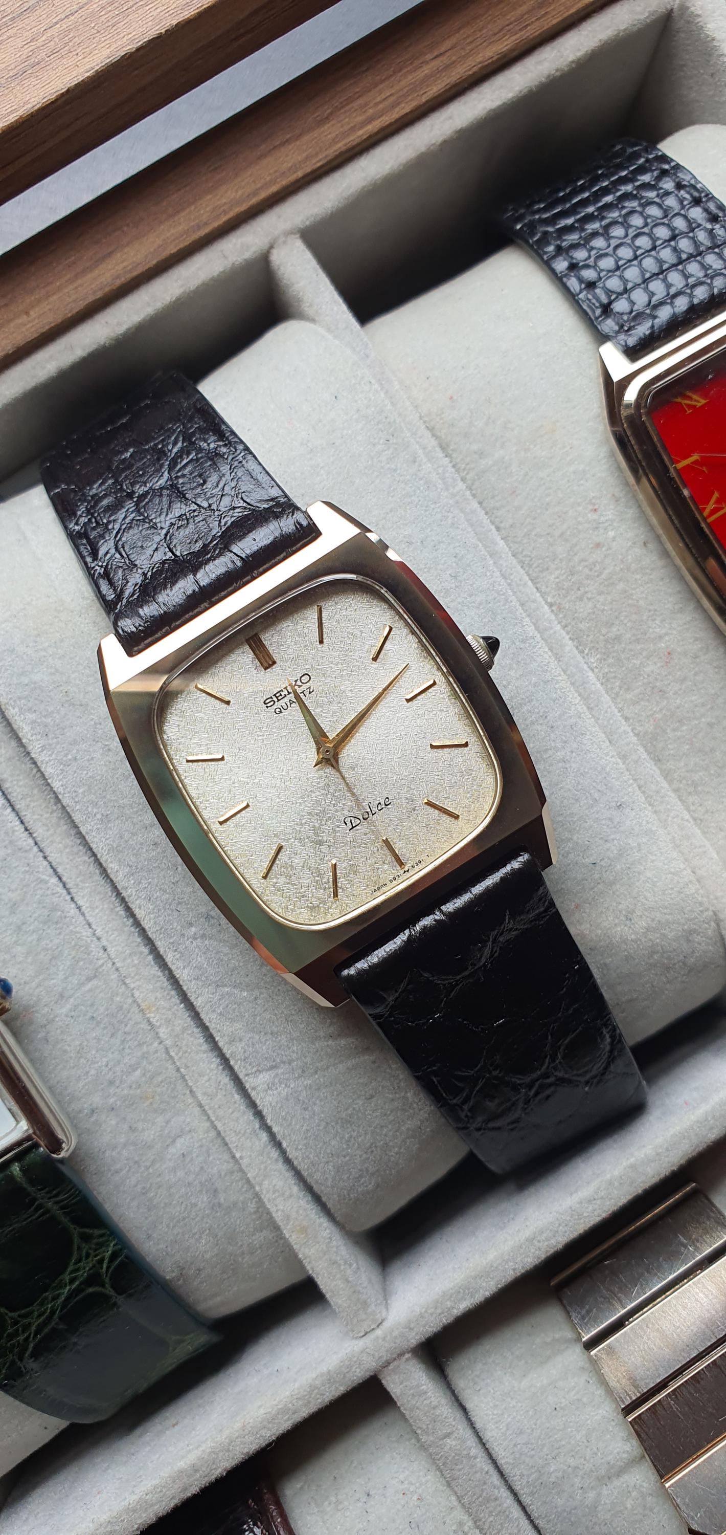 Vintage Seiko Dolce 9531-5391 Rare ALL ORIGINAL Textured Dial - Etsy