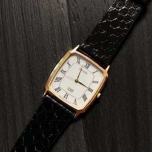 Vintage Citizen Exceed 5639-F60137 Tankklocka från 1990-talet – Romersk urtavla – Herrklocka