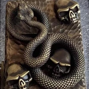 Lighter Angry Serpent Snake CHROME Lighter Angry Serpent Snake CHROME