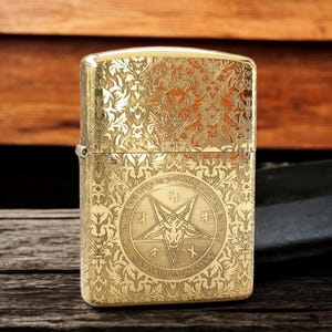 King of Hell Zippo - Etsy