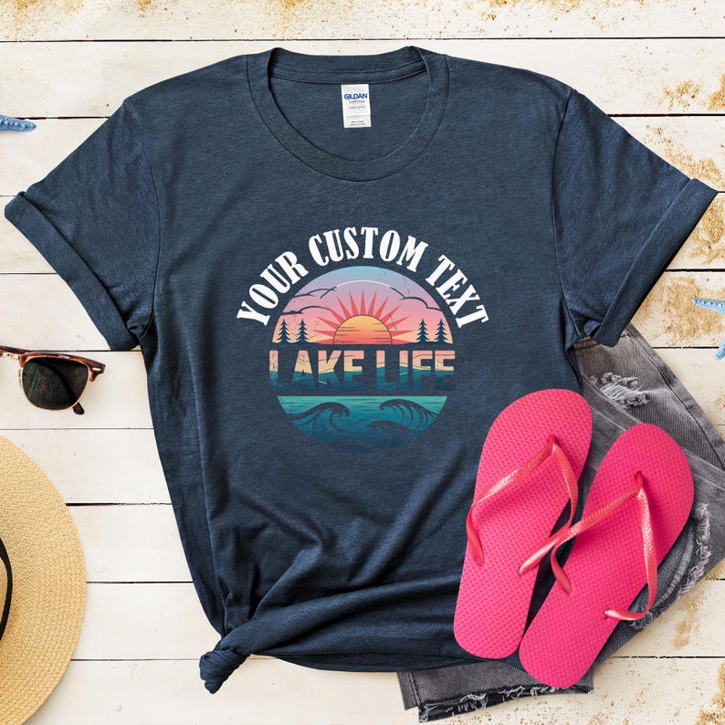a t - shirt that says your custom text is a nice idea