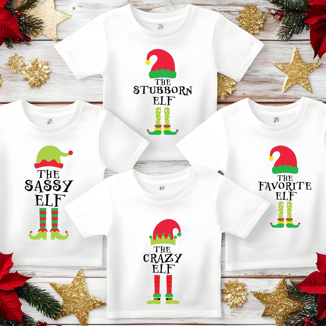 Custom the Elf Shirt, Custom Elf Shirt, Christmas Family Matching ...