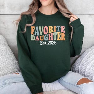 Retro Daughter Tee Favorite Daughter Shirt Est 2020 Shirt Personalized Daughter Shirt Custom Year Shirt Birth Year Shirt Daughter Gift Family Matching Shirt Trendy Graphic Tee