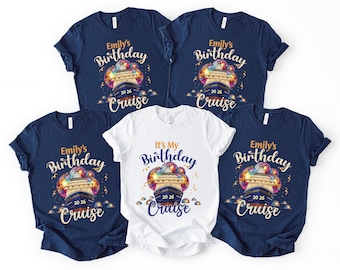 Camisetas para cruceros de cumpleaños, camisetas para viajes de cumpleaños, camisetas para fiestas en cruceros, camisetas para vacaciones de cumpleaños