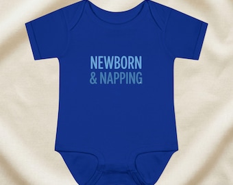Body infantil para recém-nascido e para soneca | Body para bebê, estampa azul