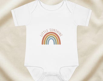 Body infantil Little Sunshine Rainbow | Estilo Boho Neutro para Bebê